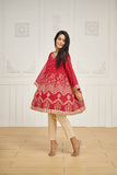 Dhanak DA 1600 Maroon Embroidered Kurta Eid Edits 2022 Online Shopping