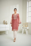 Dhanak DA 1606 Purple Embroidered Kurta Eid Edits 2022 Online Shopping