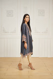 Dhanak DA 1612 Grey Embroidered Kurta Eid Edits 2022 Online Shopping
