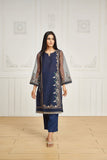 Dhanak DA 1626 Blue Embroidered Kurta Eid Edits 2022 Online Shopping