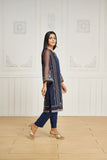 Dhanak DA 1626 Blue Embroidered Kurta Eid Edits 2022 Online Shopping