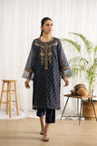 Dhanak DA-1666 Blue Embroidered Kurta Casual Cotton Prets 2022 Online Shopping