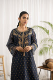 Dhanak DA-1666 Blue Embroidered Kurta Casual Cotton Prets 2022 Online Shopping