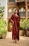 Dhanak DA-1864 Brown Velvet Enchante Vol 1 Online Shopping