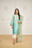 Dhanak DA 2028 Green Embroidered With Dupatta Eid Edits 2022 Online Shopping