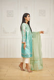 Dhanak DA 2028 Green Embroidered With Dupatta Eid Edits 2022 Online Shopping