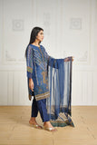 Dhanak DA 2032 Blue Embroidered With Dupatta Eid Edits 2022 Online Shopping