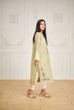 Dhanak DA 2038 Green Embroidered Kurta Eid Edits 2022 Online Shopping