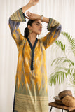 Dhanak DC-0434 Yellow Embroidered Kurta Casual Cotton Prets 2022 Online Shopping