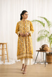 Dhanak DC-0436 Mustard Embroidered Kurta Casual Cotton Prets 2022 Online Shopping