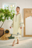Dhanak DC 2082 Lemon 2pcs Embroidered Kurta With Trouser Festive Eid RTW 2022 Online Shopping
