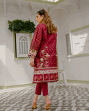 Dhanak DC-2241 Maroon Soie Luxury Silk Tunics Online Shopping