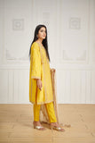 Dhanak DL 0190 Yellow 3pcs Eid Edits 2022 Online Shopping