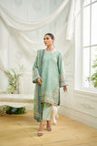 Dhanak DL 0201 Green 3pcs Eid Edits 2022 Online Shopping
