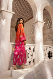 Nishat Linen Ds22-101 Orange Mid Summer Pret 2022 Online Shopping
