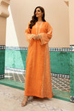 Nishat Linen Ds22-84 Orange Mid Summer Pret 2022 Online Shopping