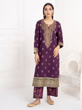 Lime Light 2 Piece Jacquard Suit-Embroidered Winter Collection Online Shopping