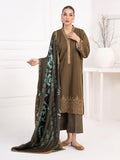 Lime Light 3 Piece Khaddar Suit-Embroidered Winter Collection Online Shopping