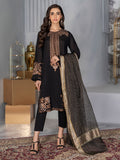 Limelight U1618SU 3PC BLK Embroidered Lawn 2022 Online Shopping