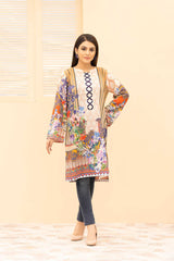 Adans Libas Reoch Digital Printed Stitched Lawn Kurti 2,021