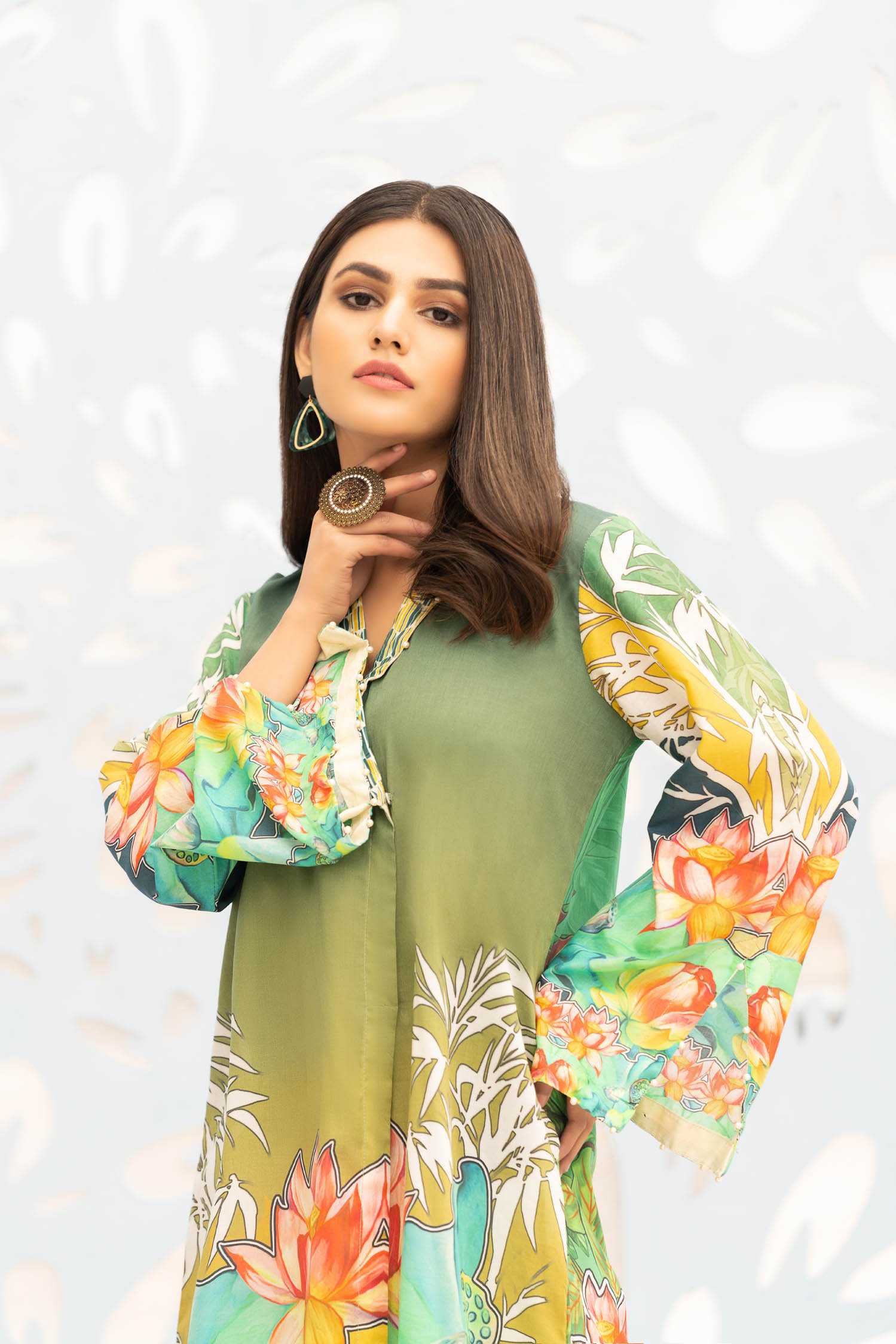 Adans Libas Xysto Digital Printed Stitched Lawn Kurti 2,021