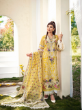 Maryam Hussain Lemon Garden Luxury Lawn 2022 Online Shopping