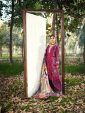 Maryam Hussain Fuschia Luxury Lawn 2022 Online Shopping