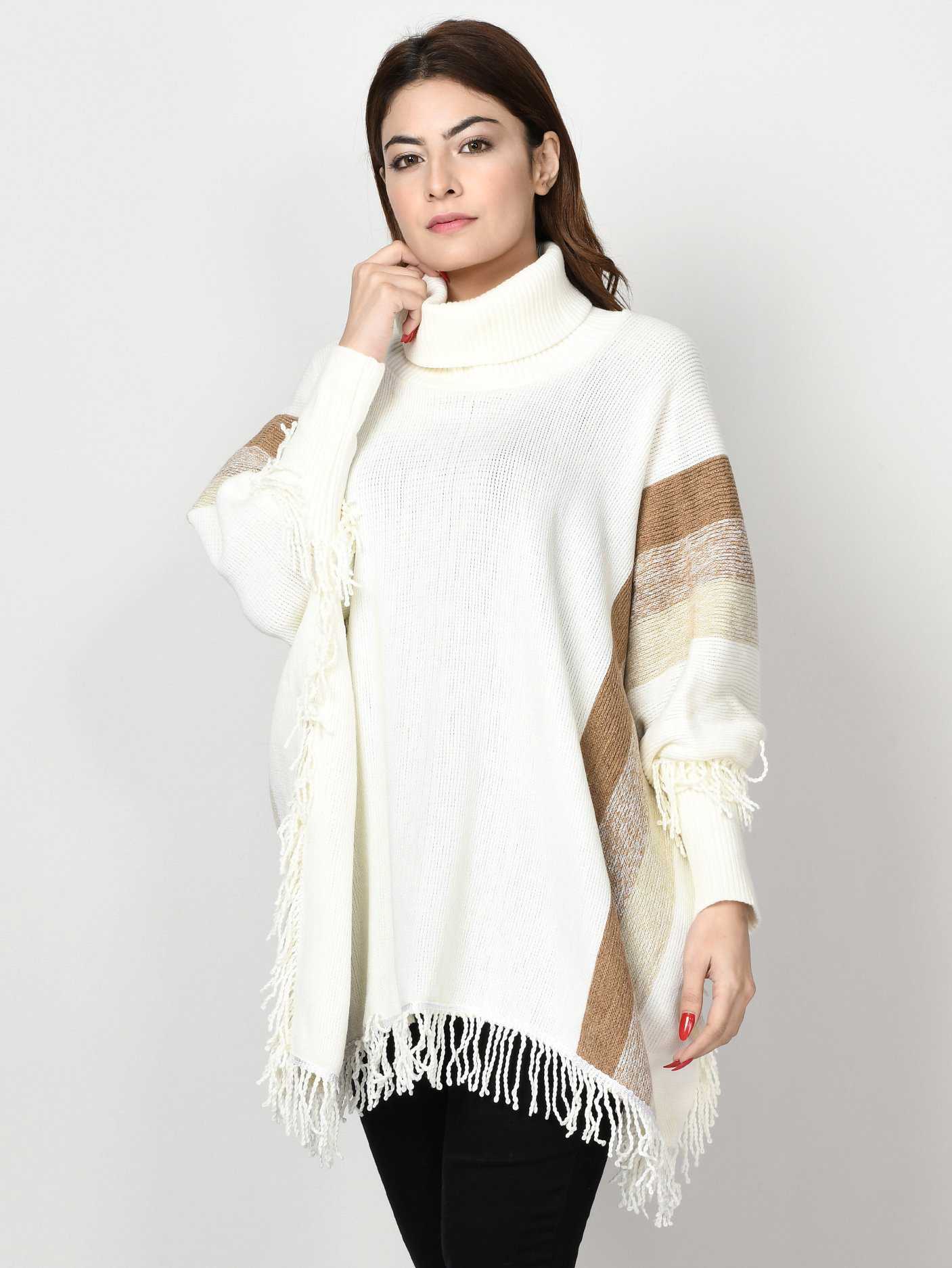 Limelight Shimmer Striped Cape SWT91-FRE-OWH 2019 | Limelight Sale 2020