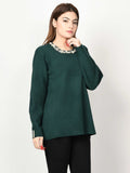 Limelight Pearl Neck Sweater SWT82-FRE-GRN 2019 | Limelight Sale 2020