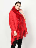 Limelight Fur Cape Shawl CPS89-FRE-RED 2019 | Limelight Sale 2020