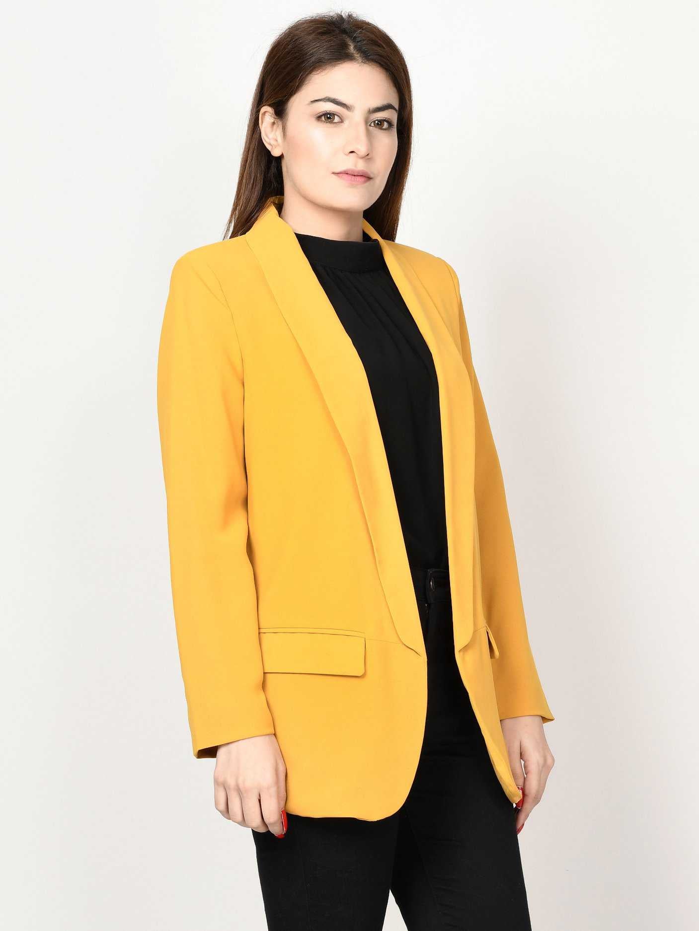 Limelight Basic Coat -Yellow COT90-SML-YLW 2019 | Limelight Sale 2020