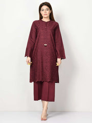 Limelight Embroidered Winter Cotton Shirt P2992-MRN 2019 | Limelight Sale 2020