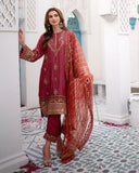 Dhanak DU-3168 Rust Maheer  Wedding Festive Collection Online Shopping