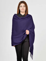 Limelight Plain Woolen Shawl - Dark Blue SHW24-FRE-DBL 2019 | Limelight Sale 2020
