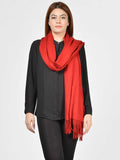 Limelight Plain Woolen Shawl - Red SHW24-FRE-RED 2019 | Limelight Sale 2020