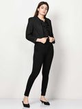 Limelight Striped Short Coat - Black COT97-BLK 2019 | Limelight Sale 2020