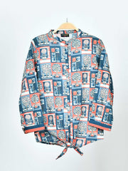 Limelight Printed Lawn Top F2250-708-BLU 2019 | Limelight Sale 2020