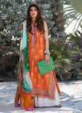 Farah Talib Aziz  Bali Rust Luxury Lawn 2022 Online Shopping