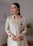 Farah Talib Aziz Liara Sand Embroidered Raw Silk Shirt And Dupatta Online Shopping