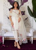 Farah Talib Aziz Genevive Pearl White Embroidered Raw Silk Shirt With Dupatta Online Shopping