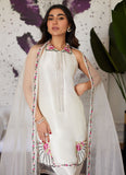 Farah Talib Aziz Genevive Pearl White Embroidered Raw Silk Shirt With Dupatta Online Shopping