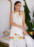 Farah Talib Aziz Juliet Ivory Embroidered Raw Silk Shirt With Dupatta Online Shopping