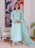 Farah Talib Aziz Aurella Mint Embroidered Raw Silk Shirt With Dupatta Online Shopping