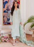 Farah Talib Aziz Liara Pistachio Embroidered Raw Silk Shirt With Dupatta Online Shopping
