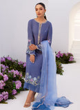 Farah Talib Aziz Alo Blue Embroidered Shirt and Dupatta Online Shopping