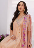 Farah Talib Aziz Lisette Fawn Embellished Raw Silk Angarkha and Dupatta Online Shopping