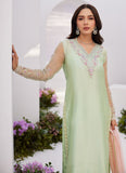 Farah Talib Aziz COLLETTE MINT OMBRE EMBELLISHED COLUMN KALIDAAR WITH EMBROIDERED SLIP AND DUPATTA Online Shopping