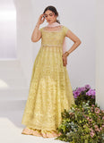 Farah Talib Aziz Reine Kiwi Embroidered Embellished Kalidaar Online Shopping