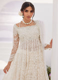 Farah Talib Aziz Maelle Ivory Embroidered and Embellished Kalidaar Online Shopping