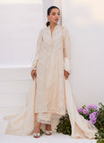 Farah Talib Aziz Tisele Ivory Pleated Raw Silk Shirt and Dupatta Online Shopping